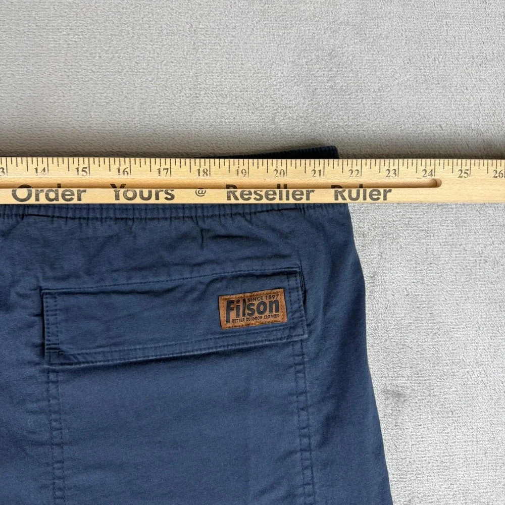 CC Filson Dry Falls Shorts Mens XL Service Blue Pockets Stretch $85 New NWT
